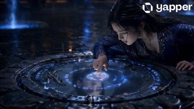 プロンプトのプレビュー: 魂が入れ替わる鏡の魔法シークエンス