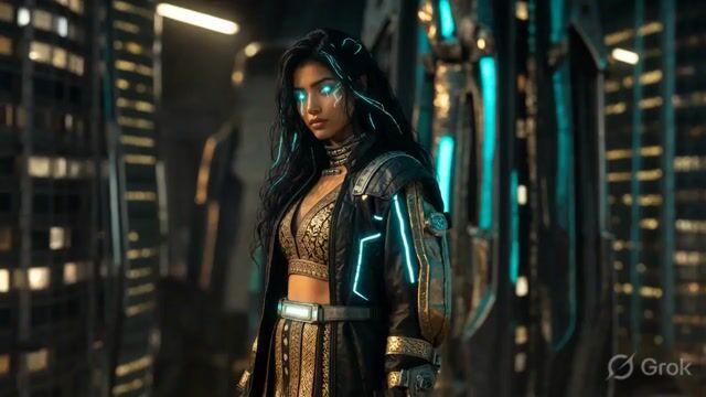 İstem önizlemesi: Cyberpunk Sokak Sinematik Video İstemleri