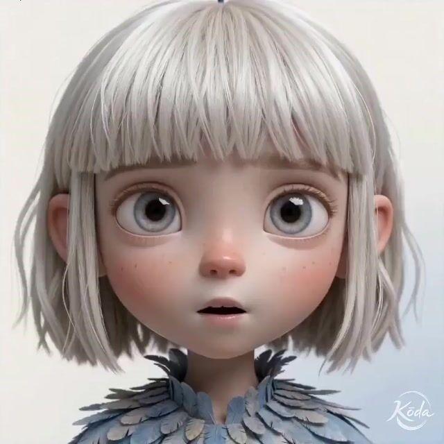 プロンプトのプレビュー: ミステリアスなキャラクターのフェイシャルアニメーション