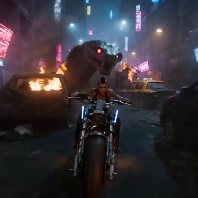 プロンプトのプレビュー: ディストピアのムンバイで繰り広げられるサイバネティック・アナコンダの追跡劇