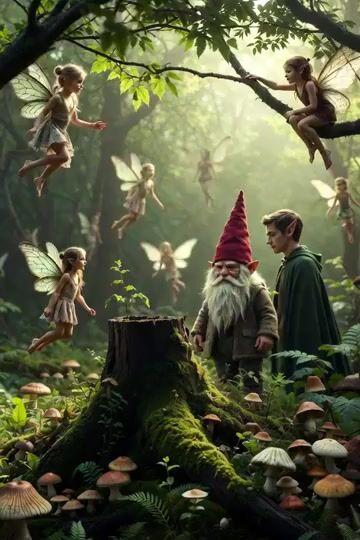Pratinjau prompt: Whimsical forest scene video prompt