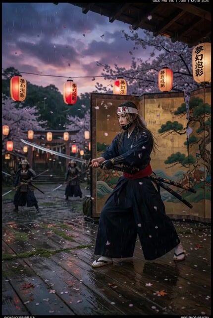 프롬프트 미리보기: Cinematic Samurai Japanese Visuals