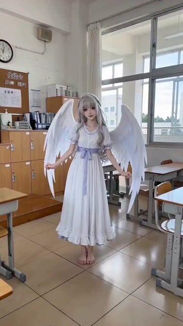 Prévia do prompt: Dança de Personagem de Anime em Sala de Aula