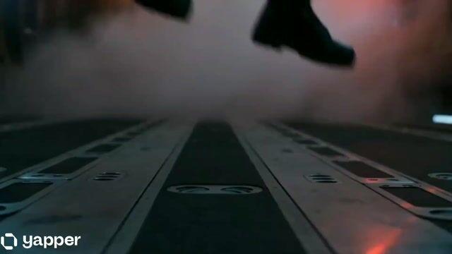 Promptforhåndsvisning: Futuristic Spy Action Cargo Plane Combat