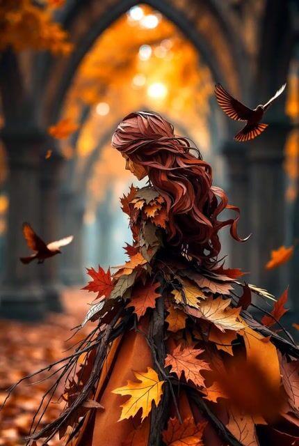 Pré-visualização do prompt: Rainha da Floresta em Escultura de Papel