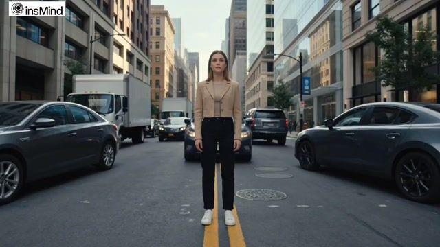 プロンプトのプレビュー: 大都会の超人ヒロイン