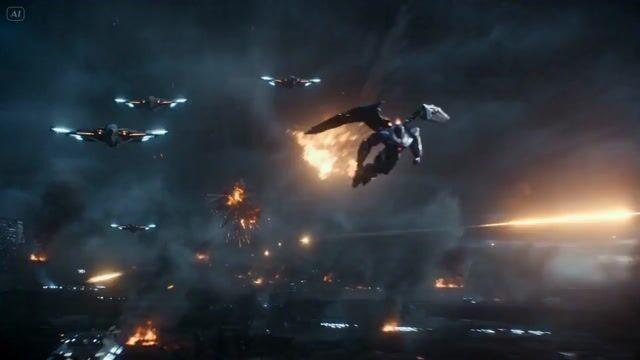 プロンプトのプレビュー: 映画のような SF 超大作ビデオプロンプト