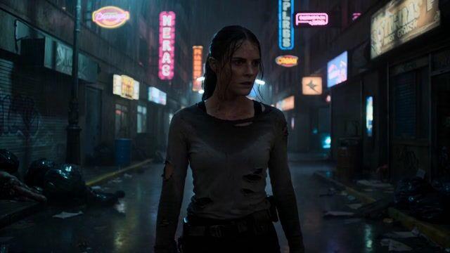 プロンプトのプレビュー: ネオン・ウェイストランド:スカベンジャー・ストーム