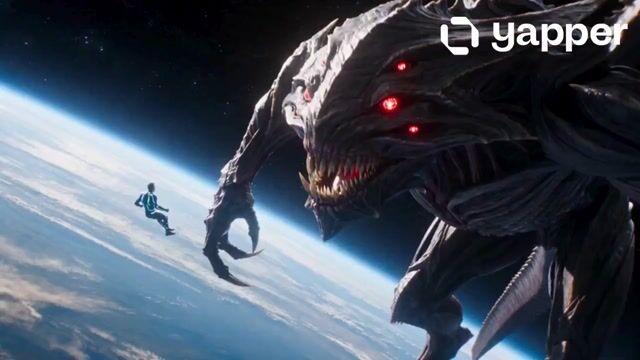 プロンプトのプレビュー: 壮大な SF 宇宙バトル