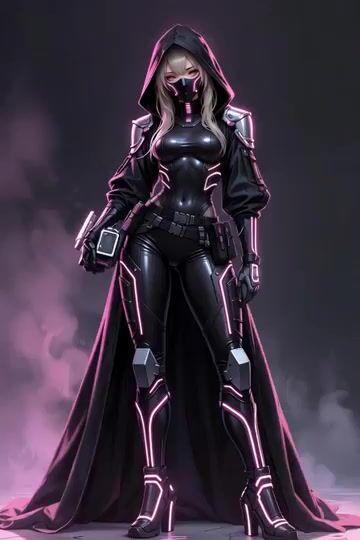 Aperçu du prompt: Cyberpunk Warrior Armor Transformation