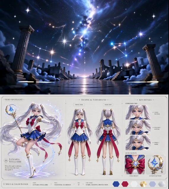 プロンプトのプレビュー: 天界の覚醒アニメーション