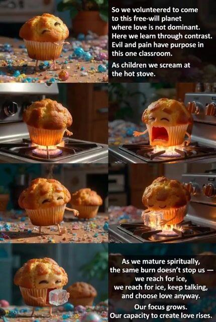 Aperçu du prompt: Prompt vidéo : Cycle de vie de personnages muffins à la Pixar