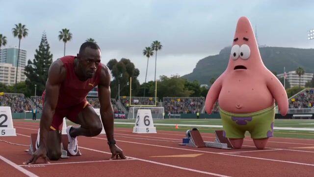 İstem önizlemesi: Patrick Star ile Usain Bolt Yarış Sahnesi