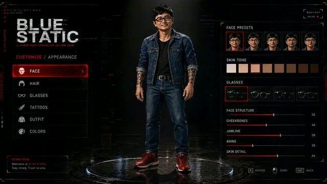 プロンプトのプレビュー: Cyberpunk Game Character Interaction Video