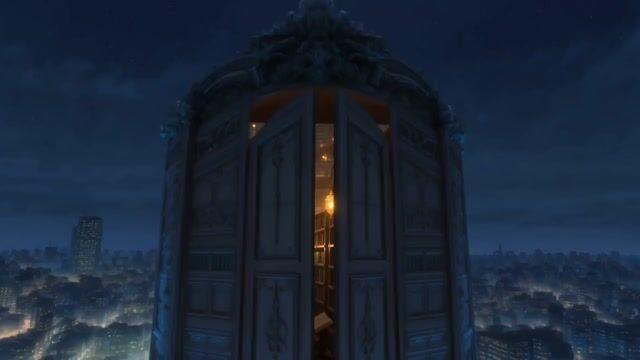 プロンプトのプレビュー: 無限の魔法の書店 アニメーションシーケンス