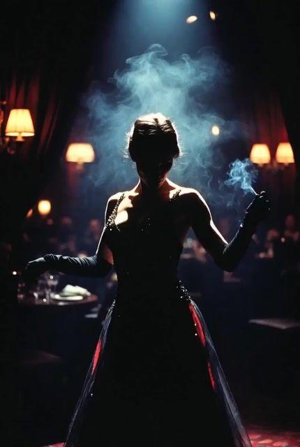 Prompt-Vorschau: Dark Noir Cabaret Club Video-Prompt