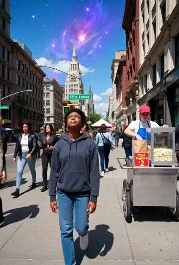 Anteprima del prompt: Scena spaziale sulla Fifth Avenue