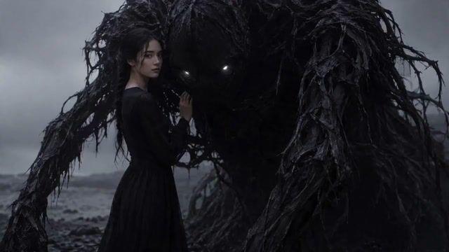 プロンプトのプレビュー: ダークファンタジー・ホラー変身
