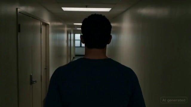 プロンプトのプレビュー: シネマティック ホラー回廊シーン