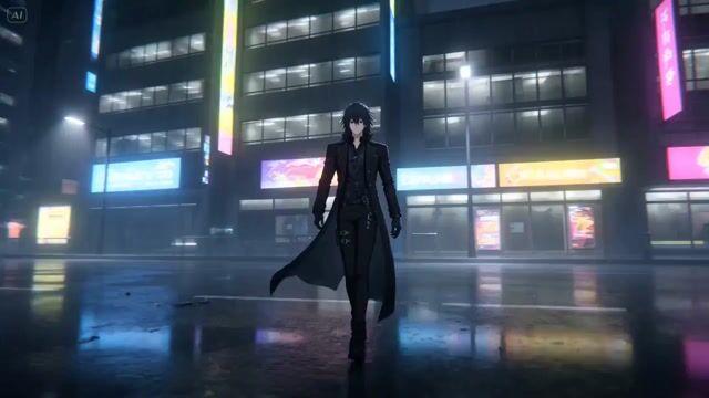 プロンプトのプレビュー: アニメ調の連続アクションシークエンス