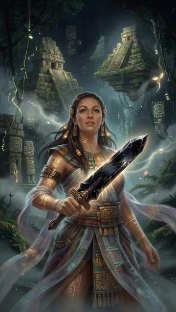 Vista previa del prompt: Códice digital del guerrero maya