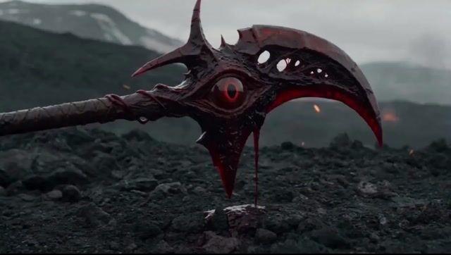 プロンプトのプレビュー: 呪われた大鎌による悪魔変身