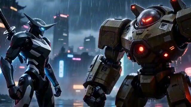 プロンプトのプレビュー: 動画プロンプト: オリジナルサイバー武侠アクション叙事詩 (詳細な絵コンテ)