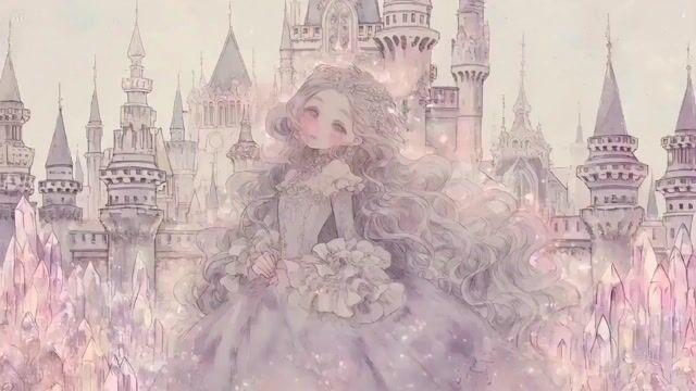 プロンプトのプレビュー: ファンタジーな王女の城のシーン