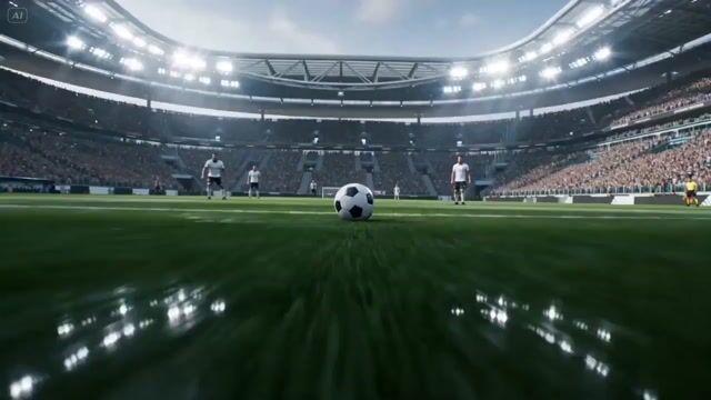 提示词预览: 未来感 Adidas 足球广告