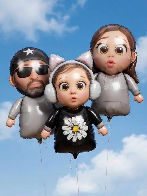 İstem önizlemesi: Sabit Öğelerle Aile Balon Uçuşu