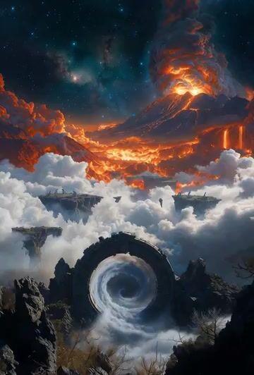 프롬프트 미리보기: Cosmic Unseen Realms