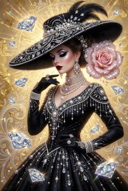 Anteprima del prompt: Pearl and Diamond Empress
