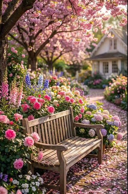 Anteprima del prompt: Dreamy Garden with Kitten