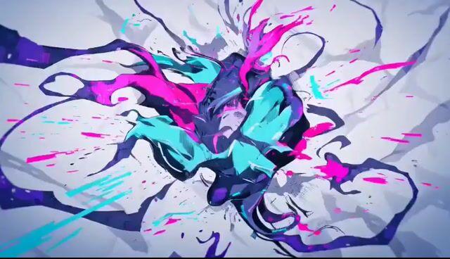プロンプトのプレビュー: 抽象的なグリッチアートアニメーション