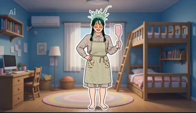 プロンプトのプレビュー: 子供向け口腔衛生教育ショートアニメーション