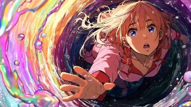 提示詞預覽: 少女墜入數位隧道