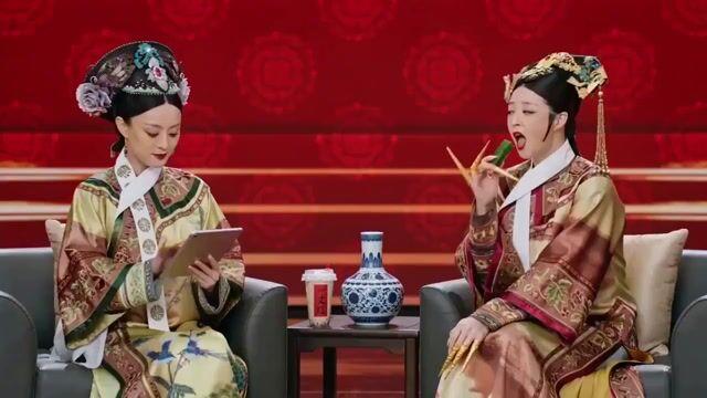 プロンプトのプレビュー: 10 秒 春晩 トークショー: 甄嬛と胡斐