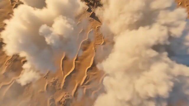 プロンプトのプレビュー: クシュ王国の FPV フライト