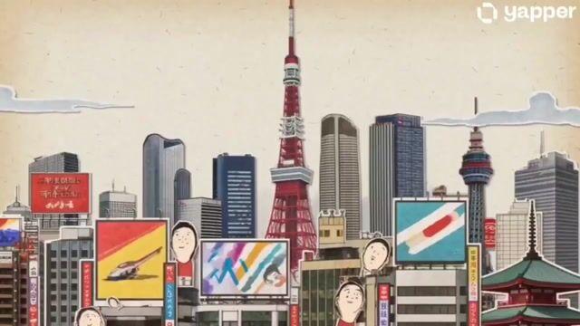 プロンプトのプレビュー: ヴィンテージ風日本紙コラージュアニメーション