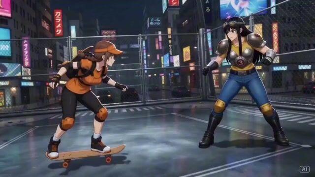 プロンプトのプレビュー: インダストリアル・リング・バトル環境