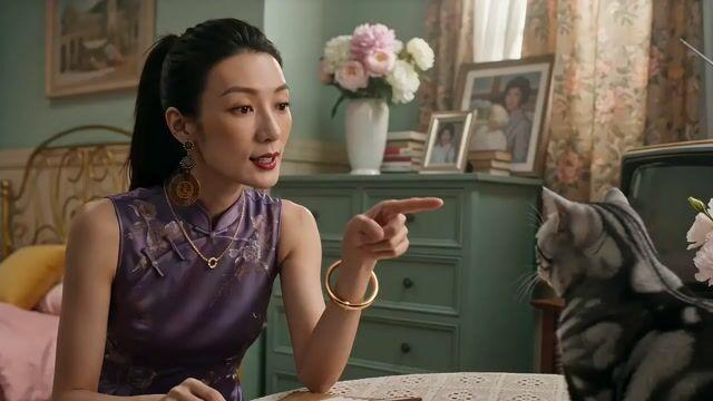 プロンプトのプレビュー: 90 年代香港映画風の映像