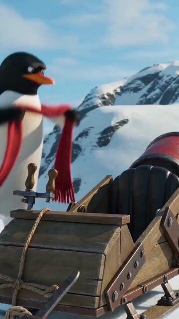 プロンプトのプレビュー: Determined Penguin Rocket Sled Video Prompt