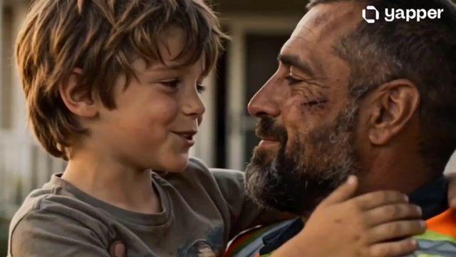 Превью промпта: Emotional Father and Son Reunion