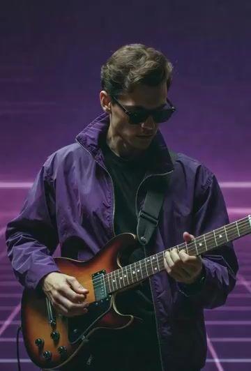 Anteprima del prompt: Sequenza di movimento per assolo di chitarra