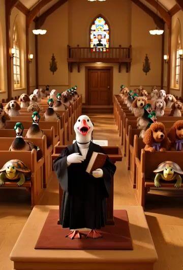 ตัวอย่างพรีวิวพรอมต์: ฉากภาพยนตร์ The Praying Paws