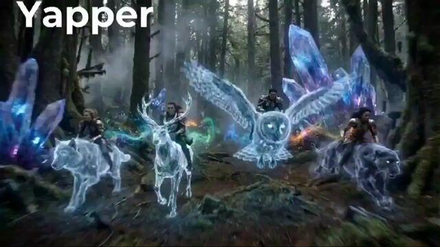 プロンプトのプレビュー: 高速魔法の森の旅