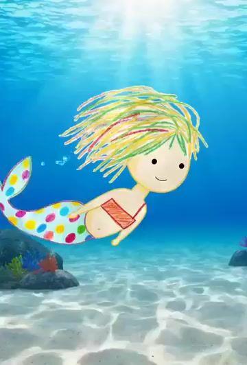 Anteprima del prompt: Cooperazione tra una sirena e un pesce prepotente