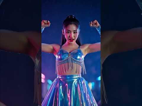 AI K-Pop MV: Cybernetic Dream: Futuristic City & Metallic Idol (AI Music Video)