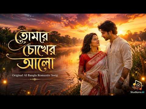 Tomar Chokher Alo: তোমার চোখের আলো: AI Original Bangla Romantic Song 2026: ShurBorno AI
