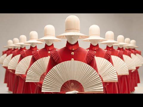 Surreal Christmas Dance Performance in Art Gallery • Surreal AI Music & Dance Video